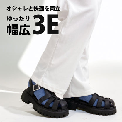 【SALE】BEAUTYCREW CASUAL グルカサンダル 厚底 059-2028