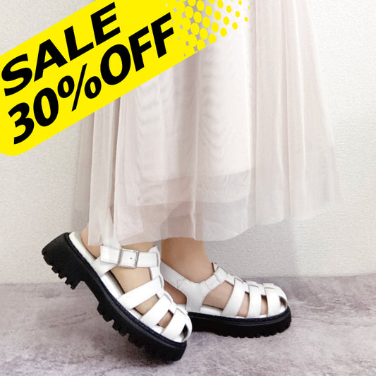 【FINAL SALE 対象】BEAUTYCREW CASUAL グルカサンダル 厚底 059-2028