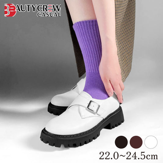 BEAUTYCREW CASUAL レザートラッドシューズ 059-2039aw