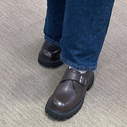 【FINAL SALE 対象】BEAUTYCREW CASUAL レザートラッドシューズ 059-2039aw