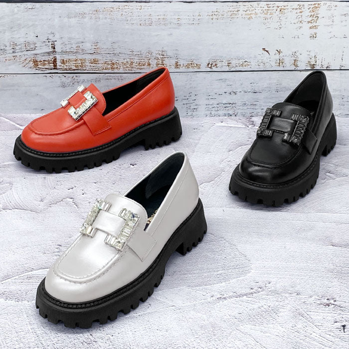 BEAUTYCREW CASUAL レザートラッドシューズ 059-2048aw