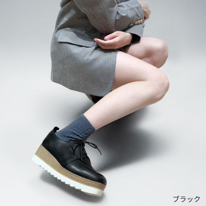 BEAUTYCREW CASUAL 厚底レザーシューズ 059-2581ss