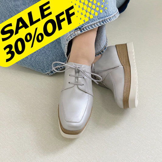 【FINAL SALE 対象】BEAUTYCREW CASUAL 厚底レザーシューズ 059-2581ss