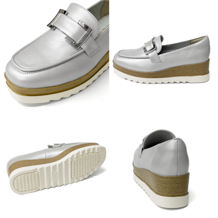 BEAUTYCREW CASUAL バックル厚底レザーシューズ 059-2582ss