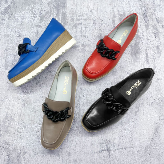 BEAUTYCREW CASUAL 厚底レザーシューズ 059-2583aw