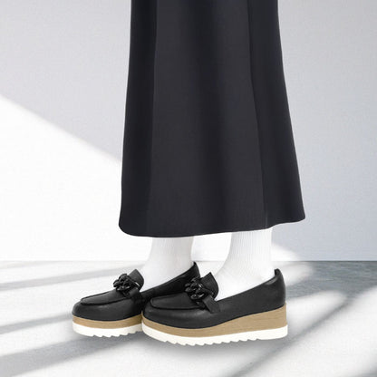 BEAUTYCREW CASUAL 厚底レザーシューズ 059-2583aw