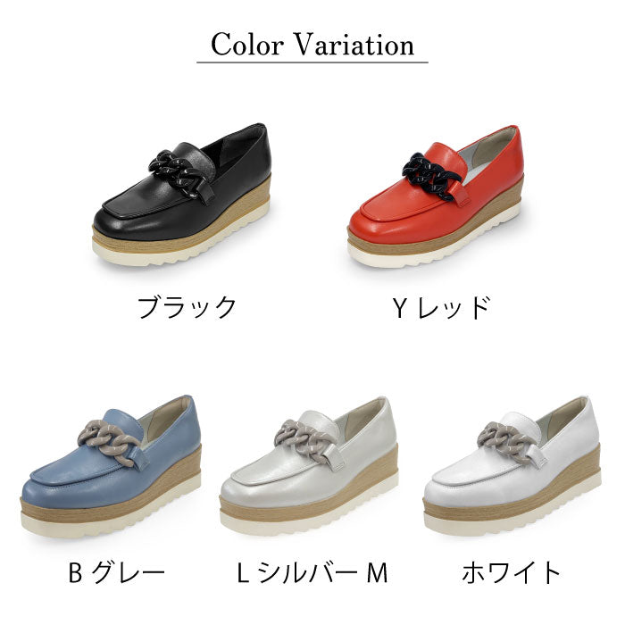 BEAUTYCREW CASUAL 厚底レザーシューズ 059-2583ss