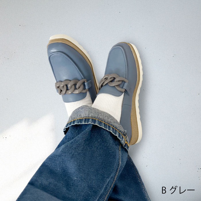 BEAUTYCREW CASUAL 厚底レザーシューズ 059-2583ss