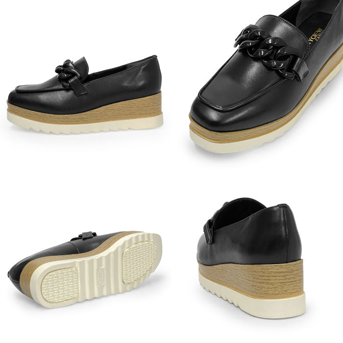 BEAUTYCREW CASUAL 厚底レザーシューズ 059-2583ss