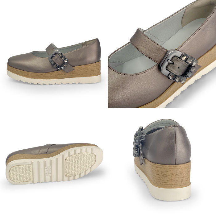BEAUTYCREW CASUAL 厚底レザーパンプス 059-2584aw
