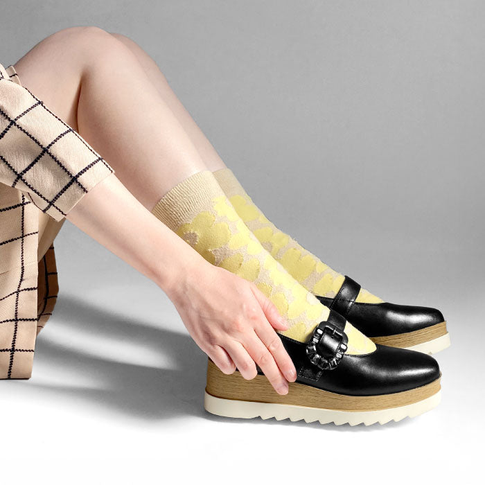BEAUTYCREW CASUAL 厚底レザーパンプス 059-2584aw