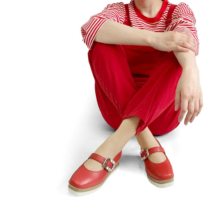 BEAUTYCREW CASUAL 厚底レザーパンプス 059-2584