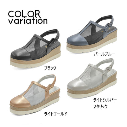 BEAUTYCREW CASUAL 厚底レザーグルカサンダル 059-2585
