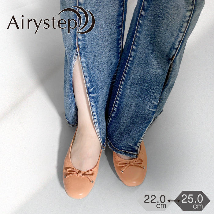 【SALE】Airystep レザーバレエシューズ 059-3551ss