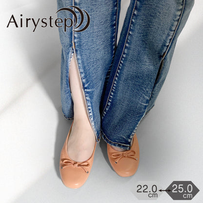 【SALE】Airystep レザーバレエシューズ 059-3551ss