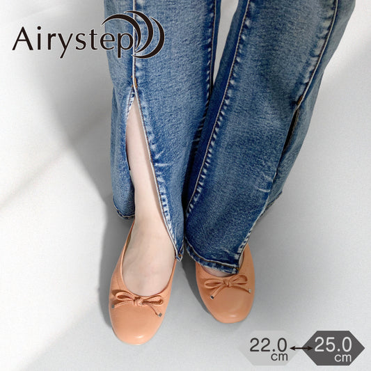 【SALE】Airystep レザーバレエシューズ 059-3551ss