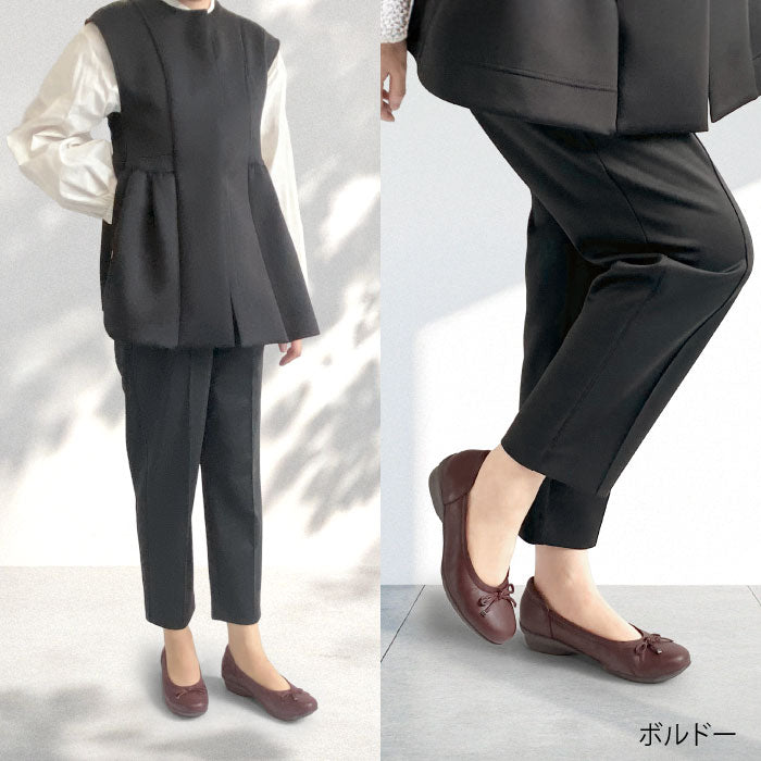 Airystepレザーバレエシューズ059-3551aw