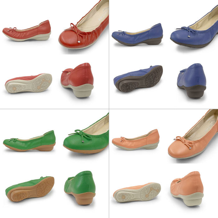 Airystep レザーバレエシューズ 059-3551ss