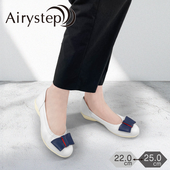 【SALE】Airystep レザーバレエシューズ 059-3552ss