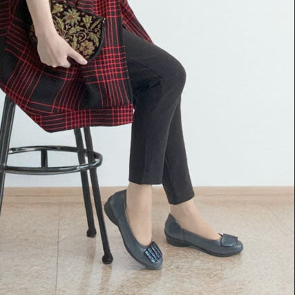 【FINAL SALE 対象】Airystep レザーバレエシューズ 059-3555aw