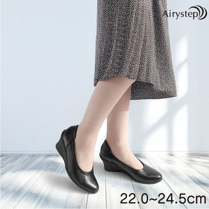 Airystep 美脚レザーバレエシューズ 059-6050ss