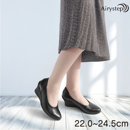 Airystep 美脚レザーバレエシューズ 059-6050ss