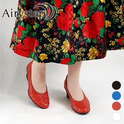 【5周年】Airystep 美脚レザーバレエシューズ #059-6051