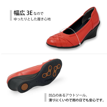 【5周年】Airystep 美脚レザーバレエシューズ #059-6051