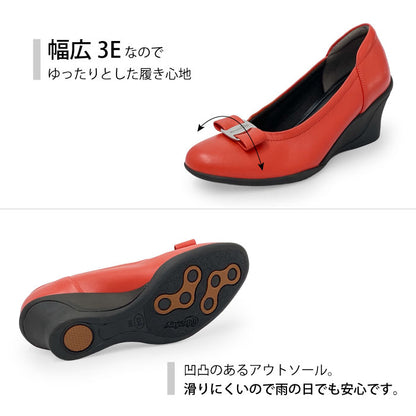 Airystep 美脚レザーバレエシューズ 059-6052aw