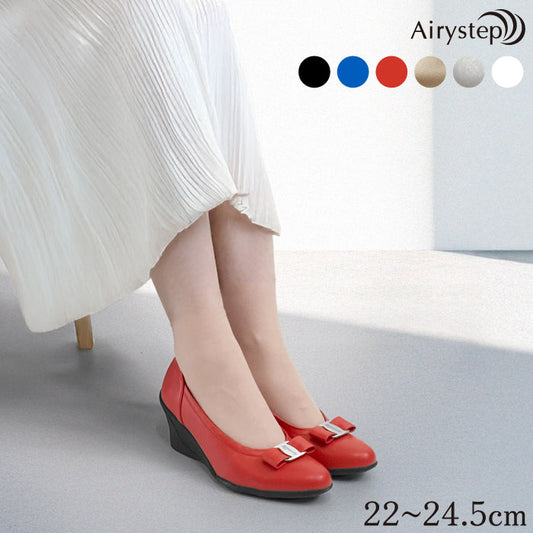 Airystep 美脚レザーバレエシューズ 059-6052ss