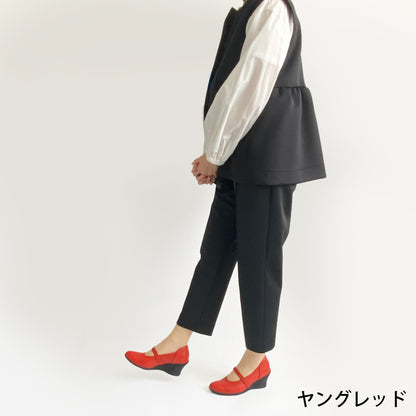Airystep 美脚レザーバレエシューズ 059-6053aw