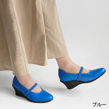 Airystep 美脚レザーバレエシューズ 059-6053aw