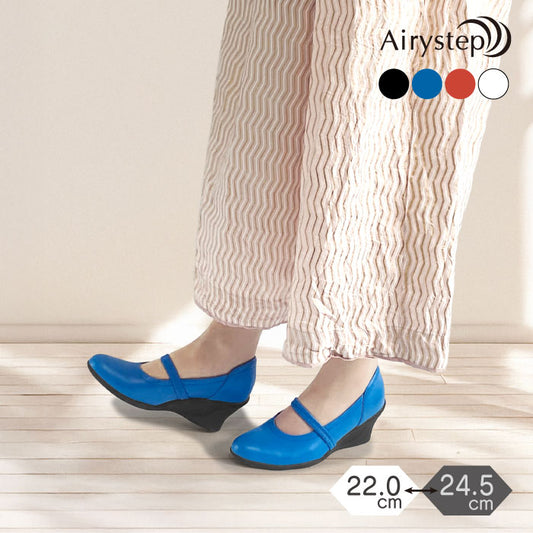 Airystep 美脚レザーバレエシューズ 059-6053aw