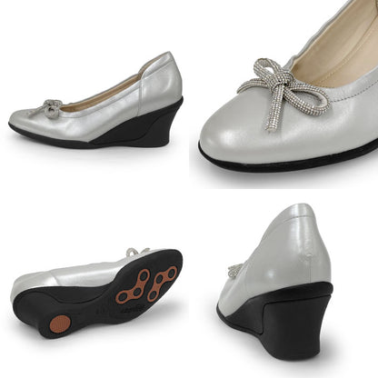 〖2026SS新作 4月中旬入荷予定〗Airystep 美脚レザーバレエシューズ 059-6055