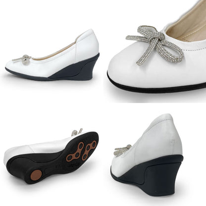 〖2026SS新作 4月中旬入荷予定〗Airystep 美脚レザーバレエシューズ 059-6055