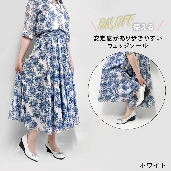 〖2026SS新作 4月中旬入荷予定〗Airystep 美脚レザーバレエシューズ 059-6055