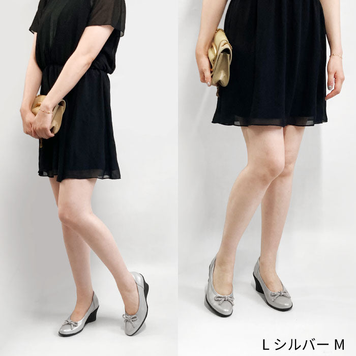 〖2026SS新作 4月中旬入荷予定〗Airystep 美脚レザーバレエシューズ 059-6055