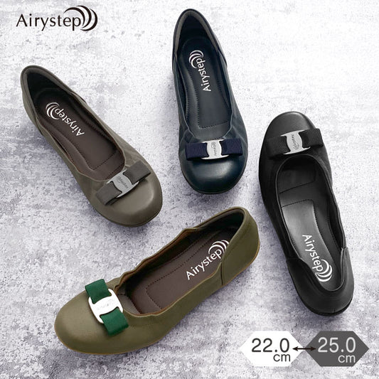 Airystep リボンバレエシューズ 059-6274aw