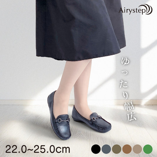 Airystep ビットモカシンシューズ 059-6433aw