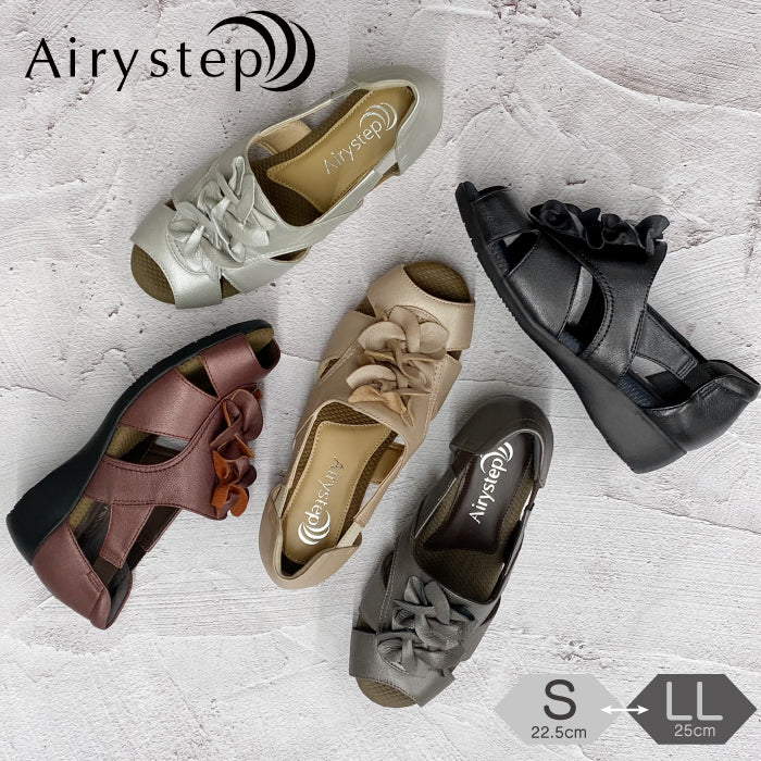 Airystep オープントゥサンダル 059-6884