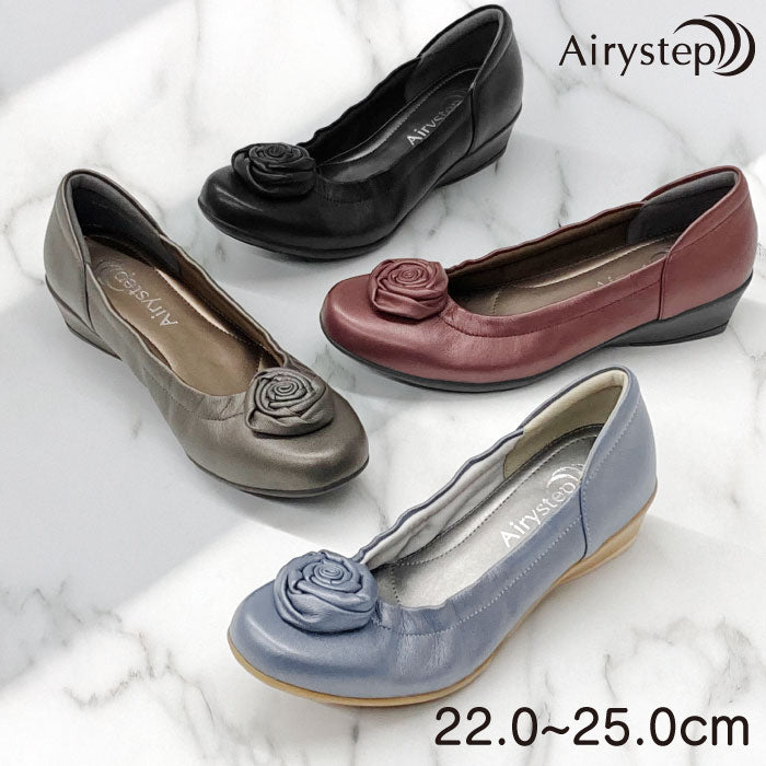 Airystep レザーバレエシューズ 059-7517aw