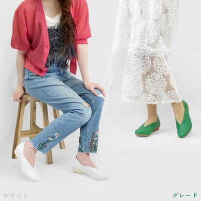 Airystep レザースリッポンシューズ 059-7537ss