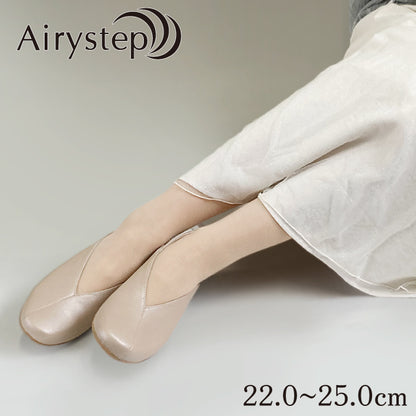 【SALE】Airystep レザースリッポンシューズ 059-7537ss
