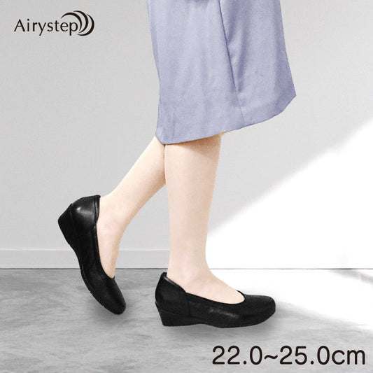 Airystepレザーバレエシューズ059-7558