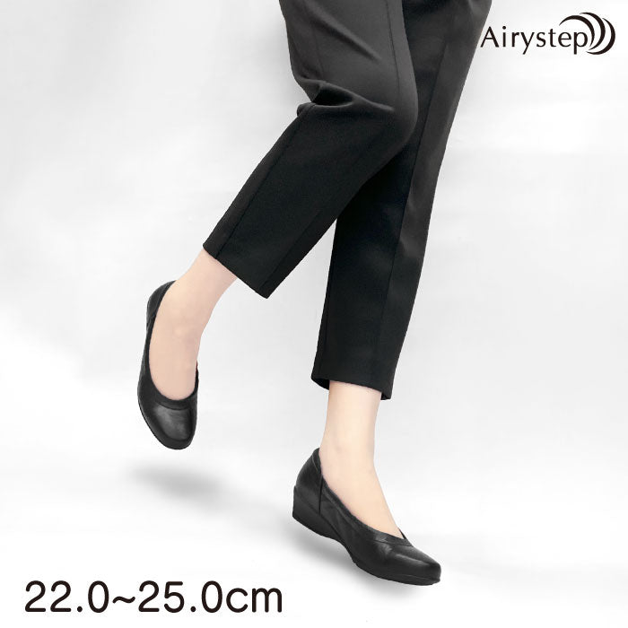 Airystepレザーバレエシューズ059-7558