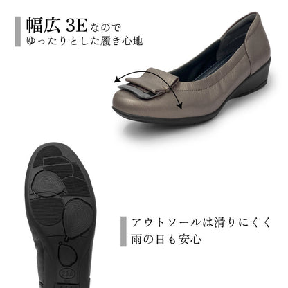 Airystepレザーバレエシューズ059-7586aw
