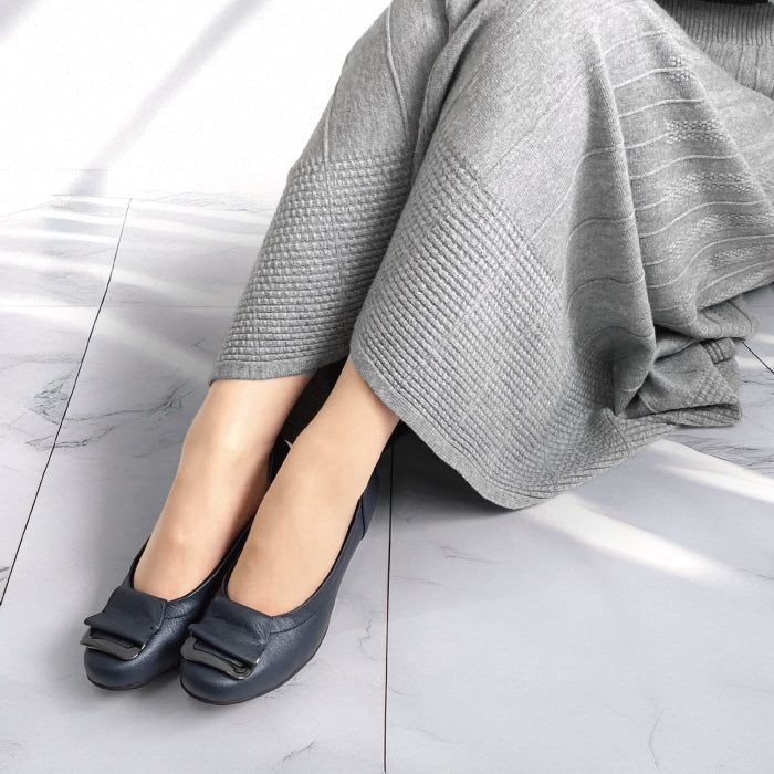 【FINAL SALE 対象】Airystep レザーバレエシューズ 059-7586aw