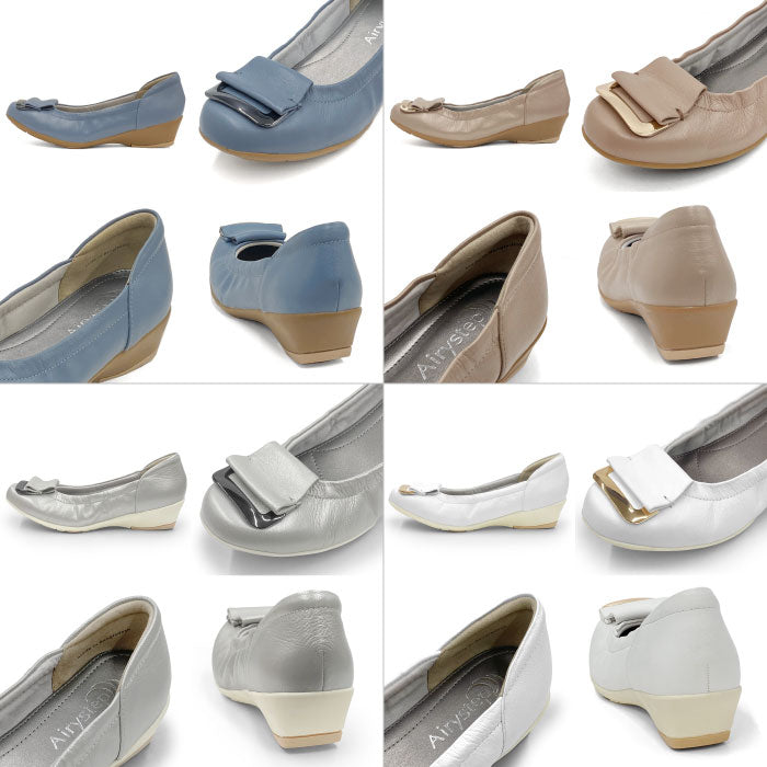 Airystep レザーバレエシューズ 059-7586ss