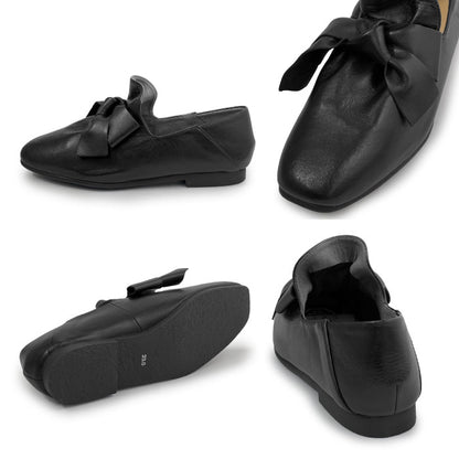 BEAUTYCREW CASUAL レザーリボンシューズ 059-8346aw