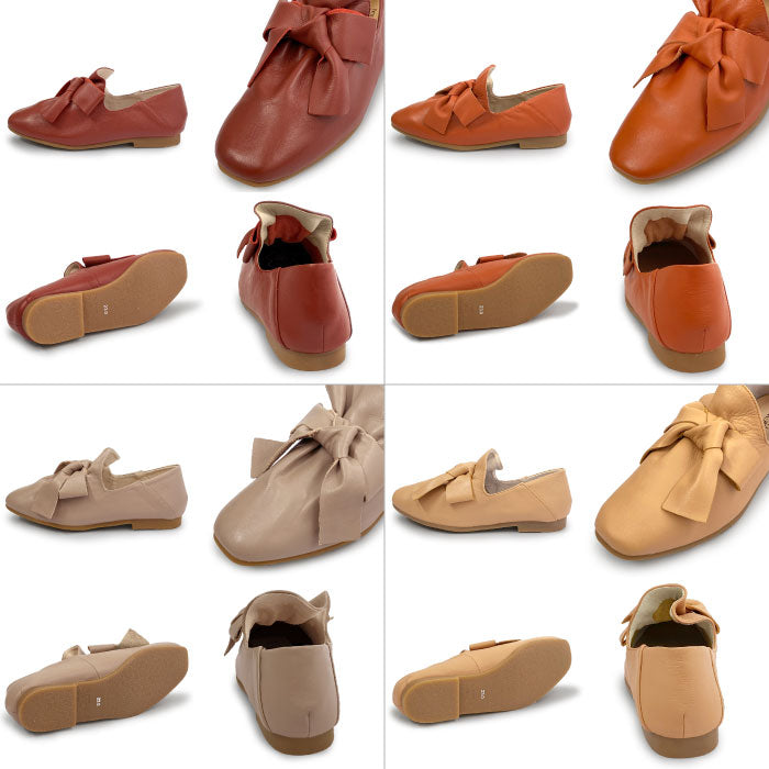 BEAUTYCREW CASUAL レザーリボンシューズ 059-8346aw